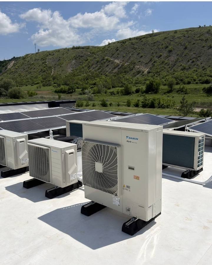 Sistem cu cinci unități exterioare — instalare Euroinstal